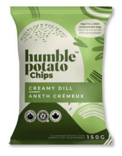 Picture of HUMBLE POTATO CHIPS - CREAMY DILL 150GR