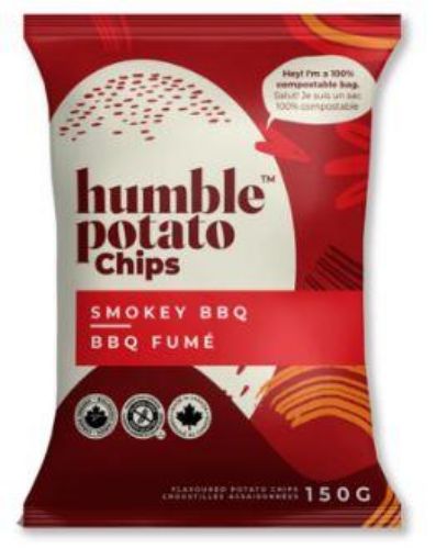 Picture of HUMBLE POTATO CHIPS - SMOKEY BBQ 150GR