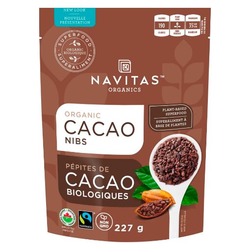 Picture of NAVITAS ORGANIC - COCOA NIBS 227GR