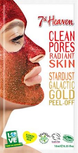 Picture of 7TH HEAVEN TEA TREE and GOLD STARDUST PEEL-OFF MASK