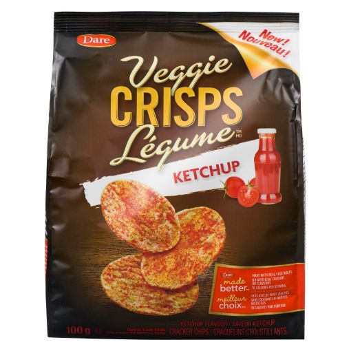 Picture of DARE VEGGIE CRISPS - KETCHUP 100GR