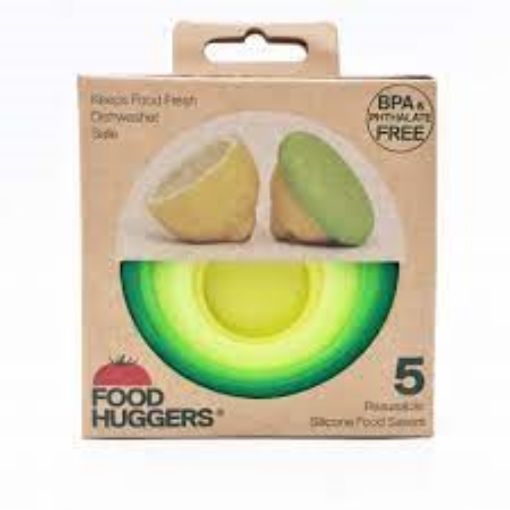 Picture of FOOD HUGGERS FOOD SAVERS - ASSORTED COLOURS 5S