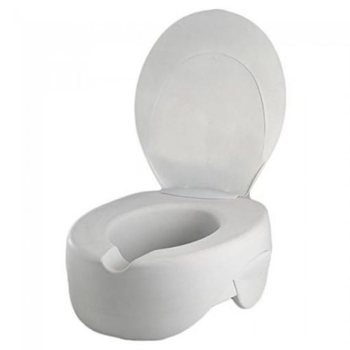 Picture of REHOSOFT RAISED TOILET SEAT WITH LID