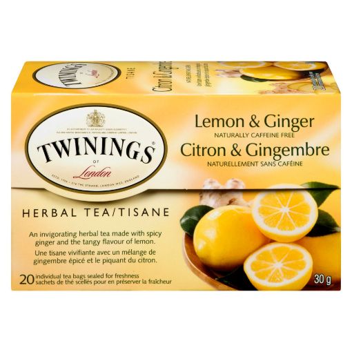 Picture of TWININGS TEA - LEMON GINGER 20S