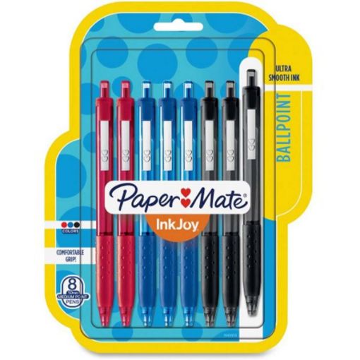 Picture of PAPERMATE 300 RT 1.0MM BUSINESS ASSORTED 8S