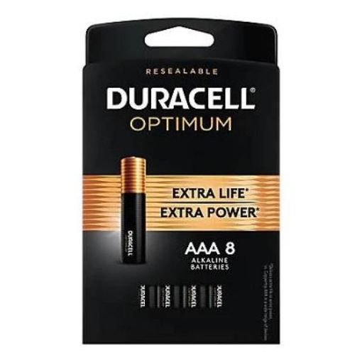 Picture of DURACELL OPTIMUM BATTERIES AAA 8S