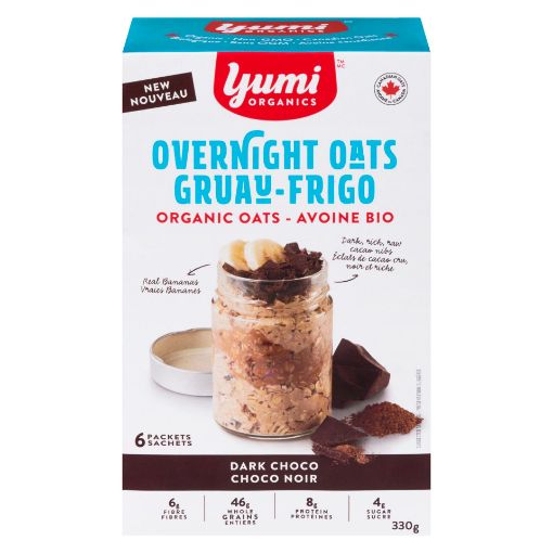 Picture of YUMI OVERNIGHT OATS - DARK CHOCOLATE 330GR 6S