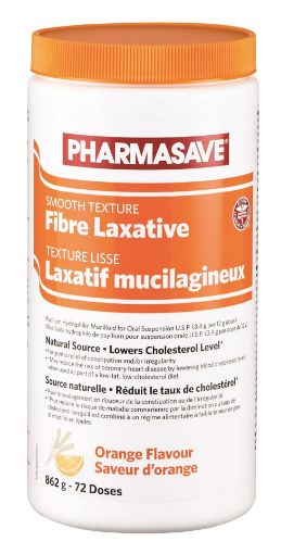 Picture of PHARMASAVE FIBRE LAXATIVE SMOOTH - ORANGE POWDER 862GR