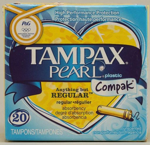 Picture of TAMPAX COMPAK PEARL TAMPONS - REGULAR 20S