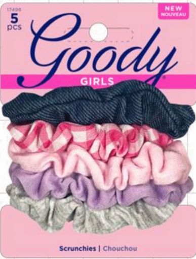 Picture of GOODY OUCHLESS GIRLS SCRUNCHIES 5S