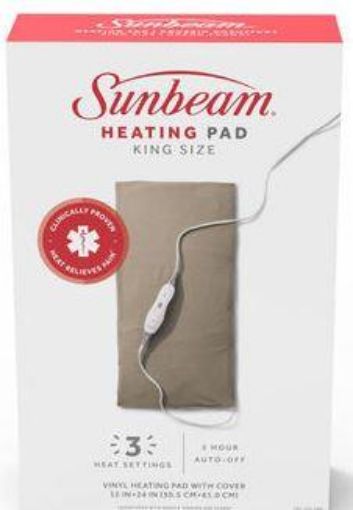 Picture of SUNBEAM HEATING PAD - MOIST - KING