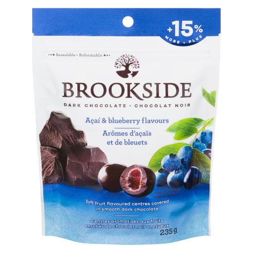 Picture of BROOKSIDE DARK CHOCOLATE ACAI BLUEBERRY - POUCH 235GR