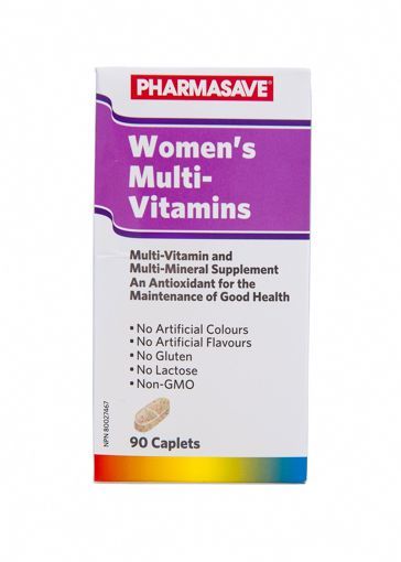 Picture of PHARMASAVE MULTIVITAMINS WOMENS CAPLETS 90S