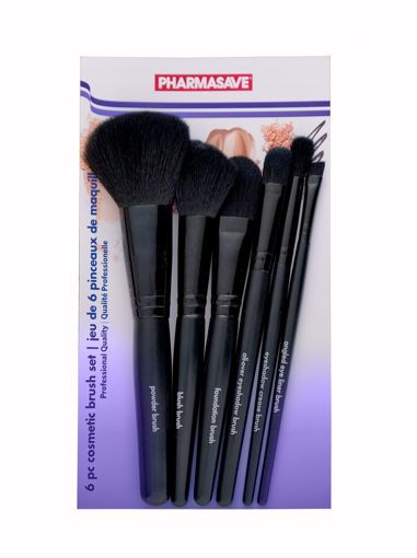 Picture of PHARMASAVE COSMETIC BRUSH 6PC SET