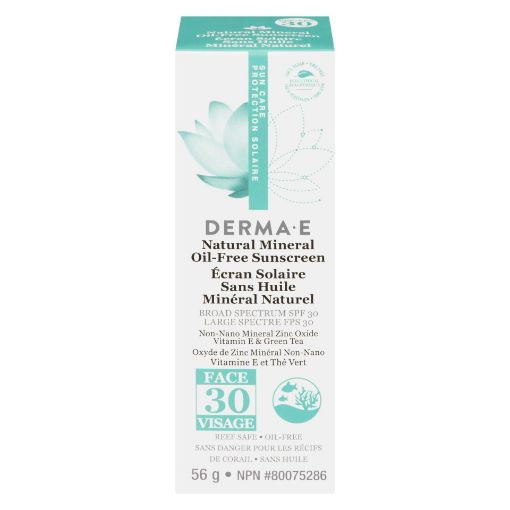 Picture of DERMA E SPF30 MINERAL SUNSCREEN FACE 56GR