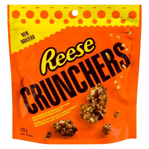 Picture of REESES CRUNCHERS POUCH 170GR
