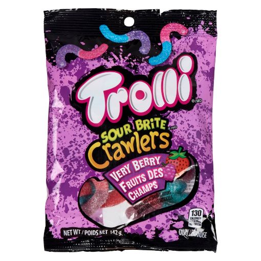 Picture of TROLLI SOUR BRITE CRAWLERS VERY BERRY 142GR