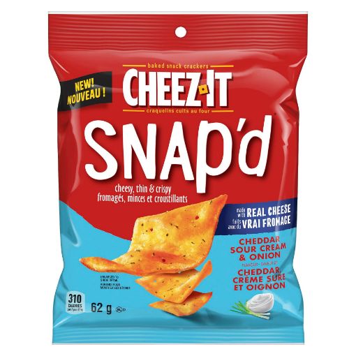 Picture of CHEEZIT SNAPD CRACKER - CHEDDAR SOUR CREAM 62GR