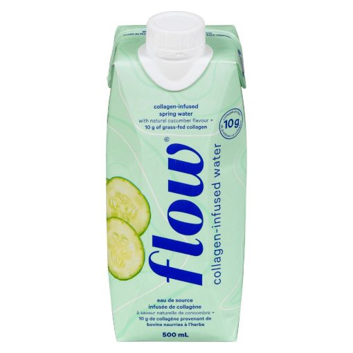 Picture of FLOW COLLAGEN-INFUSED WATER - CUCUMBER 500ML