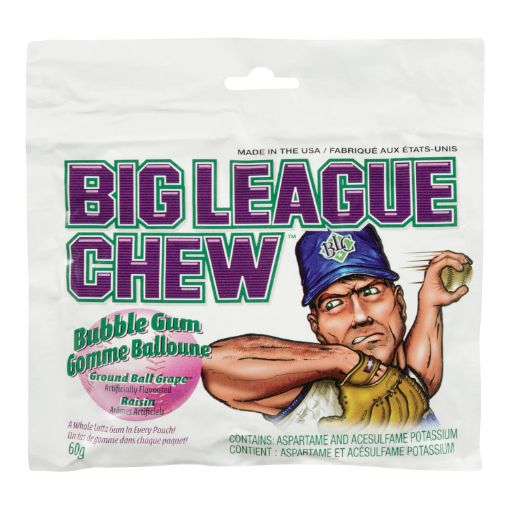 Picture of BIG LEAGUE CHEW - GRAPE 60GR