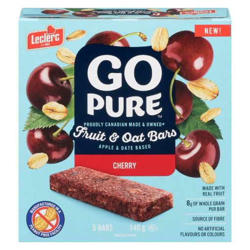 Picture of GOPURE FRUIT and OAT BAR - CHERRY 140GR