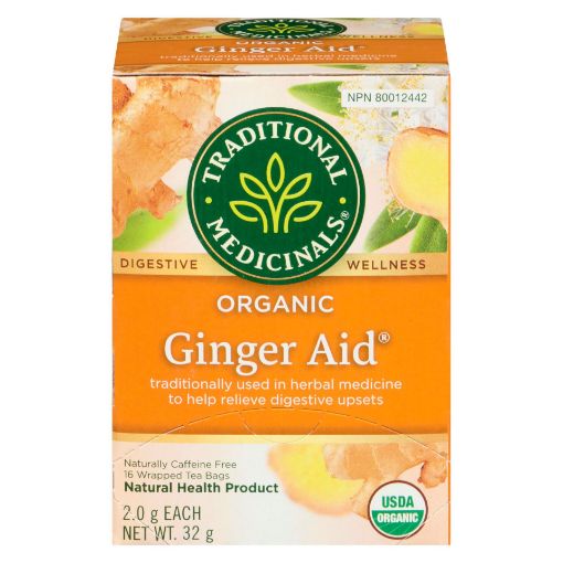 Picture of TRADITIONAL MEDICINALS TEA - GINGER AID 16S
