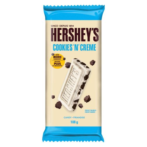 Picture of HERSHEY COOKIES N CREME FAMILY BAR 108GR
