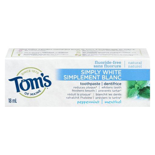 Picture of TOMS TOOTHPASTE - SIMPLY WHITE 18ML