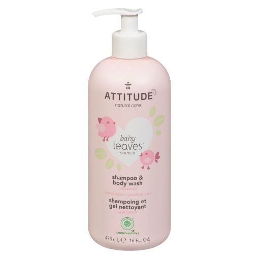 Picture of ATTITUDE BABY 2IN1 SHAMPOO + BODY WASH - FRAGRANCE FREE 473ML