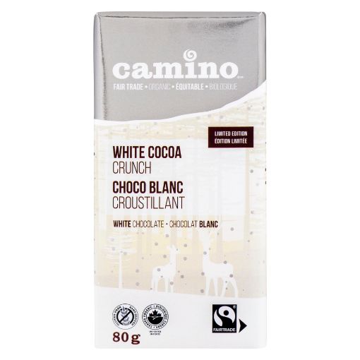 Picture of CAMINO CHOCOLATE BAR - WHITE COCOA CRUNCH 80GR