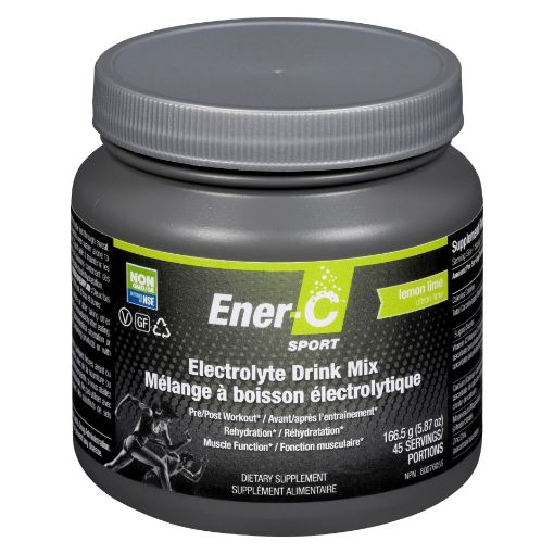 Picture of ENER-C SPORT ELECTROLYTE DRINK MIX - LEMON LIME 167GR