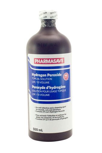 Picture of PHARMASAVE HYDROGEN PEROXIDE 10 VOL 3% 500ML