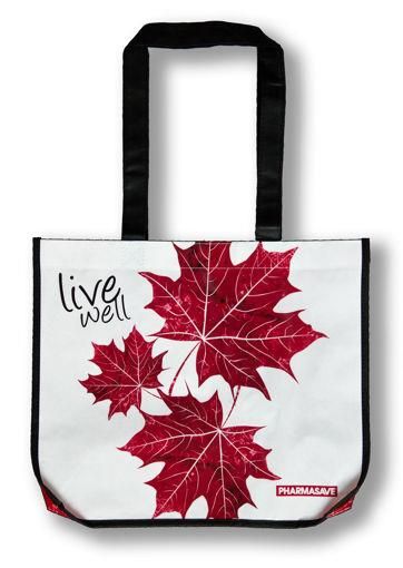 Picture of PHARMASAVE REUSABLE BAG RED LIVE WELL MEDIUM