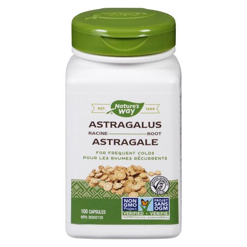 Picture of NATURES WAY ASTRAGALUS ROOT 470MG CAPSULES 100S