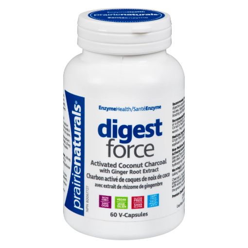Picture of PRAIRIE NATURALS DIGEST FORCE GINGER ROOT EXTRACT - VEGAN CAPSULES 60S