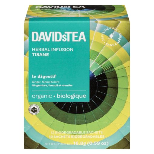 Davids Tea Organic Super Ginger Rooibos Tea, 12/Pack | Brazilian Coffee