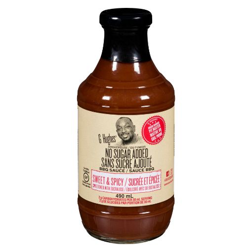 Picture of G HUGHES BBQ SAUCE -SWEETandSPICY 490ML