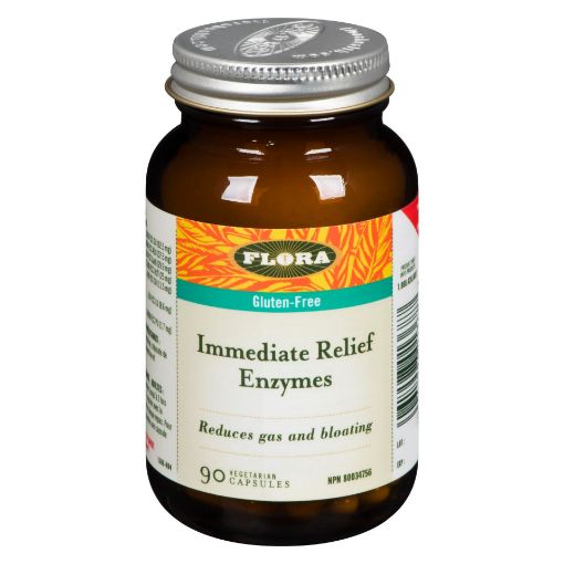 Picture of FLORA IMMEDIATE RELIEF ENZYMES CAPSULES 90S