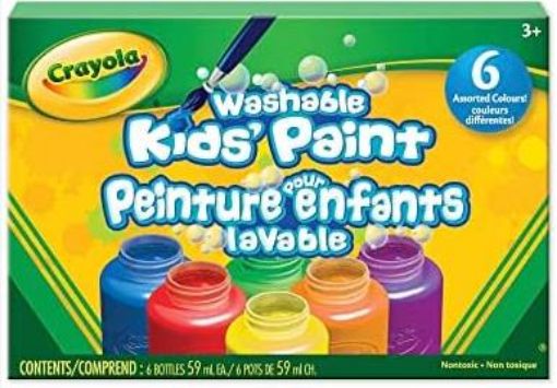 Picture of CRAYOLA PAINT JARS 59ML 6S