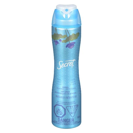 Picture of SECRET FRESH COLLECTION INVISIBLE SPRAY - COOL WATERLILLY 132ML            
