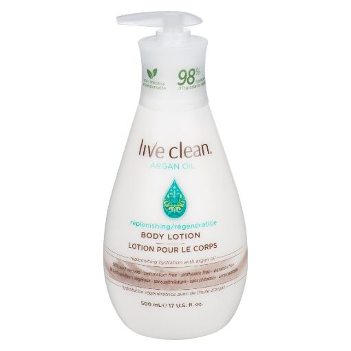 Picture of LIVE CLEAN ARGAN OIL - BODY LOTION 500ML                                   
