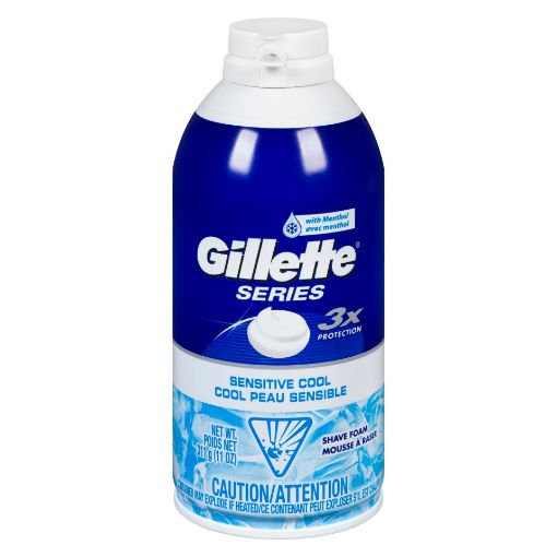 Picture of GILLETTE SERIES SHAVE FOAM SENSITIVE COOLING 311GR                         