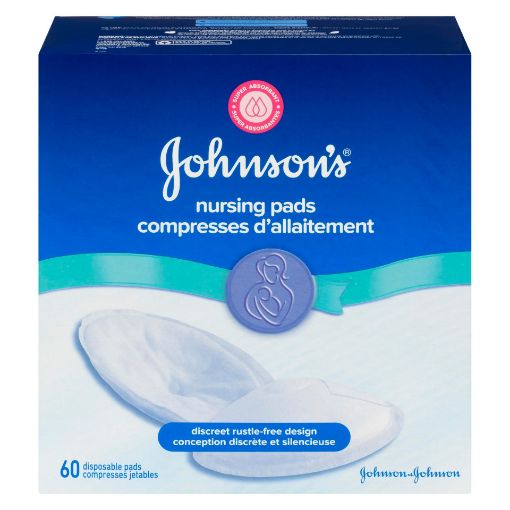 Picture of JOHNSON and JOHNSON NURSING PADS 60S
