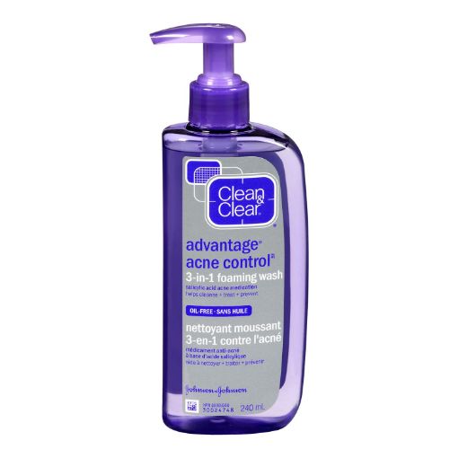 Picture of CLEAN and CLEAR ADVANTAGE FOAMING CLEANSER 240ML