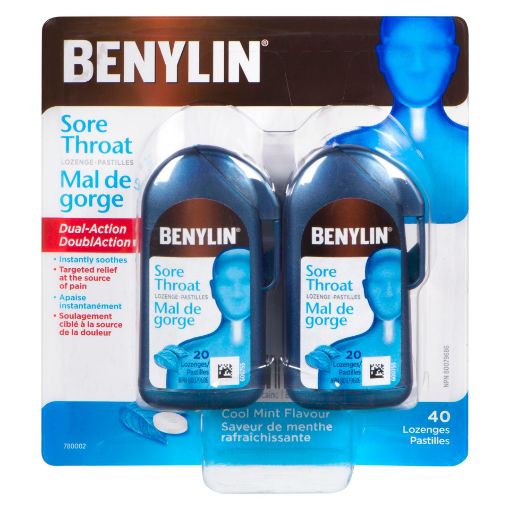 Picture of BENYLIN LOZENGES - MINT 40S                                                