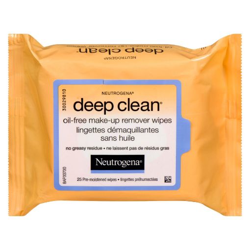 Picture of NEUTROGENA DEEP CLEAN MAKEUP REMOVER CLOTHS 25S                            