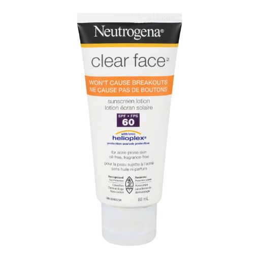 Picture of NEUTROGENA CLEAR FACE LOTION SPF60 88ML                                    