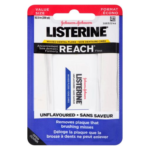 Picture of LISTERINE WAXED FLOSS - UNFLAVOURED 200YD                                  