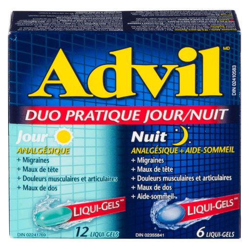 Picture of ADVIL DAY/NIGHT CONVENIENCE PACK 18S                                       