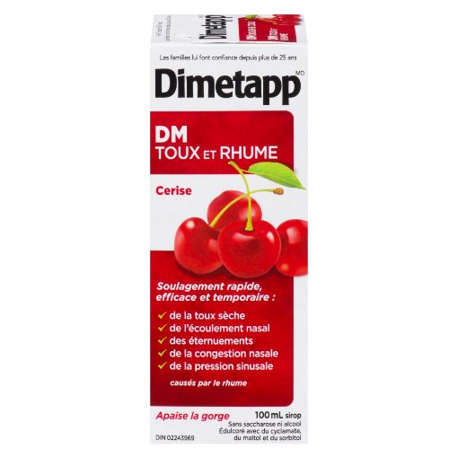 Picture of DIMETAPP DM COUGH and COLD SYRUP 100ML